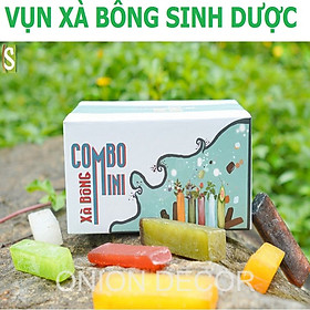 Vụn xà bông Sinh Dược, combo xà bông mini 500gr, xà phòng thơm từ thảo dược thiên nhiên, xà phòng tắm gội hàng ngày thay sữa tắm