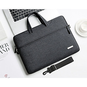 Túi đựng laptop - Túi chống sốc cho macbook quai đeo kèm túi ví