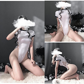 Đồ ngủ Sexy áo Bodysuit cộc tay dây đan hông sexy