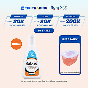 Dầu gội Selsun chống gàu, sạch gàu & hết ngứa da đầu Selsun Anti-Dandruff Shampoo 100ml