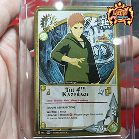 Thẻ Naruto THE 4TH KAZEKAGE 1681 hokage làng cát đệ tứ Tặng kèm top loader bảo vệ 2054 1 7