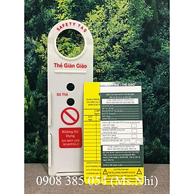 THẺ GIÀN GIÁO CÔNG TRÌNH SCAFFOLD TAG - HÌNH THẬT