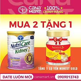 Sữa bột cho người chạy thận Nutricare Kidney 2 giảm protein & giúp cân bằng điện giải, kiểm soát đường huyết (900g)