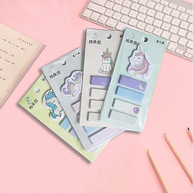 Tệp giấy note ghi nhớ Post-It Classy , màu pastel dễ thương tiện dụng; kích thước 4,6 * 1,5cm PK500