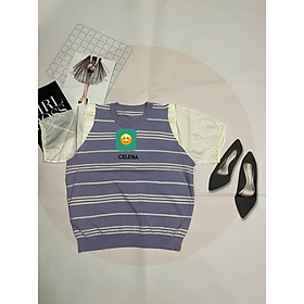 Áo len mongtoghi QC,áo len dệt kim nữ hàng thanh lý mới họa tiết dễ thương size 45-57kg