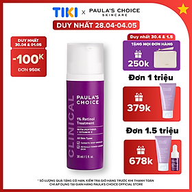 Tinh chất chống nám và nếp nhăn độc đáo Paula's Choice Clinical 1% Retinol Treatment 30ml