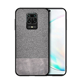 Ốp lưng cho Xiaomi Redmi Note 9S JEAN V2 viền TPU dẻo đen
