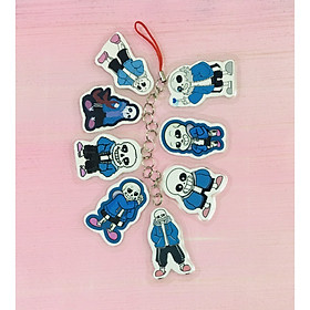 Dây móc chùm Sans Undertale 8 miếng