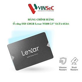 Ổ cứng SSD 128GB Lexar NS100 2.5-Inch SATA III_Hàng chính hãng