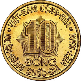 Mua Xu 10 Đồng năm 1974