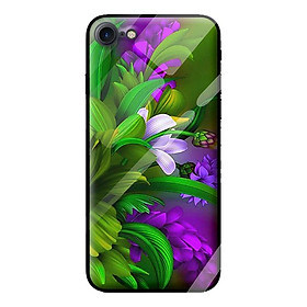 Ốp kính cường lực cho iPhone 7 mẫu HOA 7 SẮC 2 - Hàng chính hãng