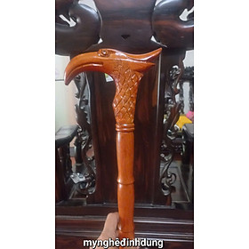 Mua Gậy batong hỗ chợ đi lại dành cho người già bằng gỗ hương đá víp dài 90x3cm
