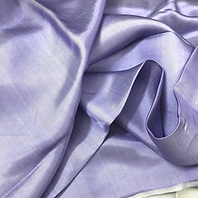 Vải Lụa Tơ Tằm satin màu tím nhạt may áo dài #mềm#mượt#nhẹ#thoáng, dệt thủ công, khổ rộng 90cm
