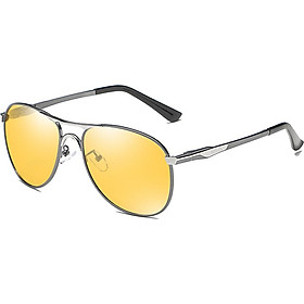 Molong all-weather color changing polarized sunglasses driving anti-high beam night vision goggles men driver driving glasses BYML8722 business gun