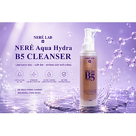 Sữa Rửa Mặt Neré Aqua Hydra B5 Cleanser 150g - Làm sạch sâu, Cấp ẩm, Làm dịu da