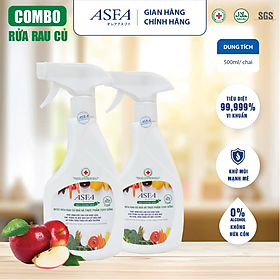 Nước rửa rau củ quả ASFA khử mùi khử khuẩn 500ml