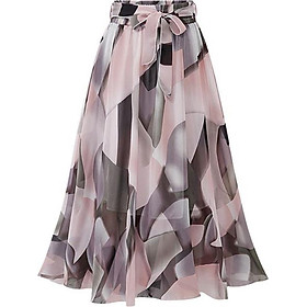 Chân váy voan mềm tung bay phong cách Vintage Châu Âu VAY66 free size
