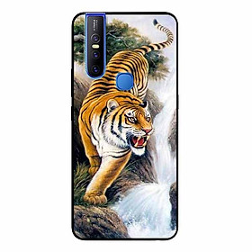 Ốp Lưng in cho Vivo V15 Mẫu Nền Hổ Mẫu 2 - Hàng Chính Hãng