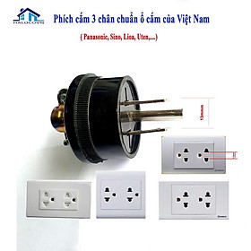 Mua Phích cắm điện 3 chân chuẩn ổ cắm Việt Nam