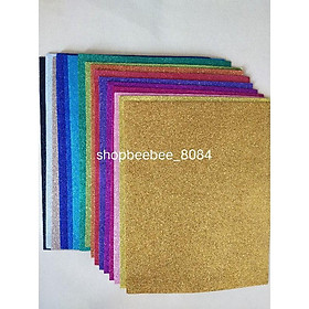 Set 10 tờ xốp nhũ khổ 40*50cm