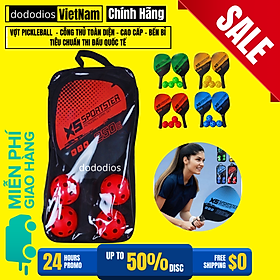 Vợt Pickleball Carbon T700 PRO mặt vợt phủ carbon khối lượng siêu nhẹ mặt nhám bám bóng