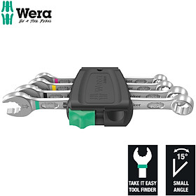 Bộ cờ lê Joker đầu tròng Wera 05020228001 6003 Joker 4 Set 1 Ring spanner set gồm 4 cái