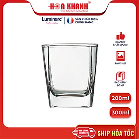 Ly Thấp Uống Nước Thủy Tinh Sterling 200ML & 300ML - G2516 & G2564 - Bộ 6 ly