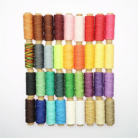 36 Roll 150D Leather Sewing Waxed Thread For Upholstery Shoes Luggage Repair