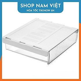 Mua Ngăn Kéo Dưới Bàn Làm Việc Trong Suốt - Hộp Nhựa Để Đồ Dán Dưới Bàn (Kèm Miếng Dán)