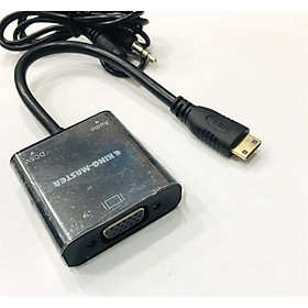 Cáp (KY-H125B) Mini HDMI --> VGA+Audio