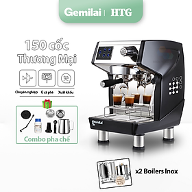Máy pha cà phê chuyên nghiệp Gemilai CRM3200D năng suất 150 cúp, chuyên gia Espresso cho quán cafe, takeaway, nhà hàng, hàng chính hãng