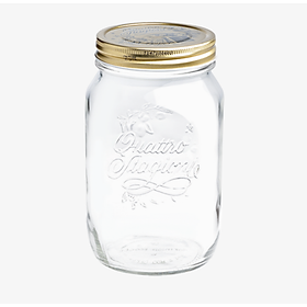 Mua Hũ thủy tinh 1000 ml Quattro Invetro Ý - Hàng Chính Hãng