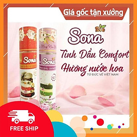 Xịt Thơm Quần Áo SoNa, Xả Vải Khô - Tinh Dầu Comfort & Downy 150ml