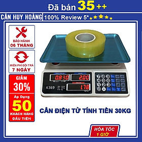 Mua Cân Điện Tử Tính Tiền 30kg