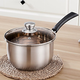 Nồi Ủ Sữa Inox Bayco 18Cm Đa Năng Nồi Nấu Canh Khử Trùng Sữa Nồi Ăn Dặm Cho Bé Dùng Được Cho Bếp Ga Bếp Từ Bg1332