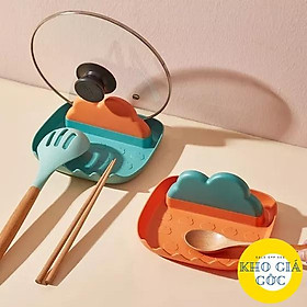 Mua Khay đỡ gác vung nồi  muôi  thìa bằng nhựa đa chức năng chống trượt