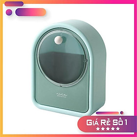 Mua  KOSUYTU  Hộp Đựng Bông Tẩy Trang  Tăm Bông - Kệ Mỹ Phẩm Mini Gắn Tường Tiện Dụng -- Hàng Chất Lượng KST