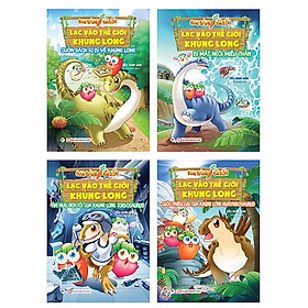 Bộ Sách Gia Đình Cà Rốt - Lạc Vào Thế Giới Khủng Long (Bộ 4 Cuốn)