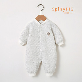 Bộ body cho bé sơ sinh 0-2 tuổi trần bông cotton dày ấm nhiều màu cho bé trai bé gái mùa đông