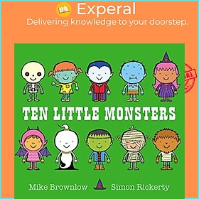 Sách - Ten Little Monsters by Mike Brownlow (UK edition, paperback)