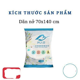 Mua Khăn Tắm Viên Nén Du Lịch (70x140cm) Dùng Một Lần  Khăn Tắm Cotton Tiện Lợi
