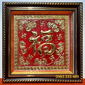 Mua CHỮ NGŨ PHÚC LÂM MÔN - PHÚC DƠI - TREO PHONG THỦY BẰNG ĐỒNG VÀNG NGUYÊN CHẤT