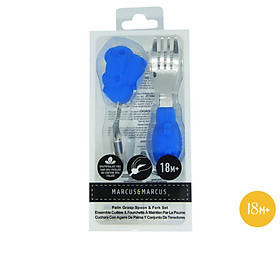 Bộ thìa nĩa ăn dặm cho bé Palm Grasp Marcus & Marcus, từ 18 tháng - Lucas