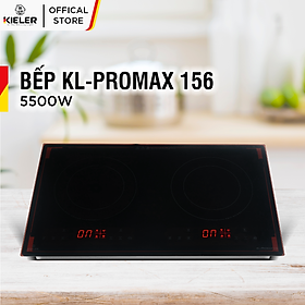 Mua Bếp điện từ đôi Kieler KL-PROMAX 156 mặt kính Schott Ceran  Bếp điện từ có chế độ nấu lẩu  cảm ứng chống tràn 5500W - Hàng Chính Hãng