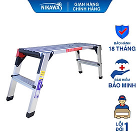 Thang nhôm bàn cao cấp Nikawa, NKC-49, chiều cao sử dụng 49cm