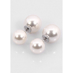 Bông Tai Hạt Châu Trắng