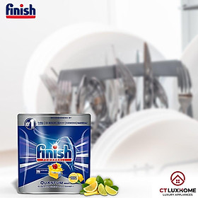 Viên rửa chén bát Finish Quantum 36 viên hương chanh