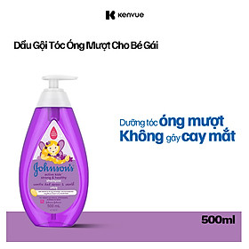 Dầu Gội Giúp Tóc Chắc Khỏe Cho Bé Gái Johnsons Active Kids Strong Healthy Shampoo - Dung tích 500ml
