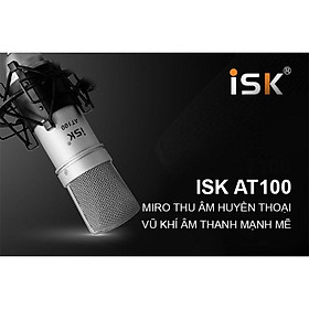 Mua Trọn bộ combo micro Hoa Vinh AT100 loại 1+ sound card K3000+full phụ kiện livestream karaoke thu âm chuẩn bh 12th xịn sò