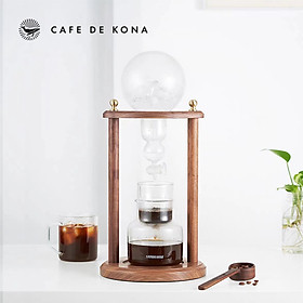 Mua Tháp pha cà phê đá lạnh Cold drip 600ml khung gỗ CAFE DE KONA